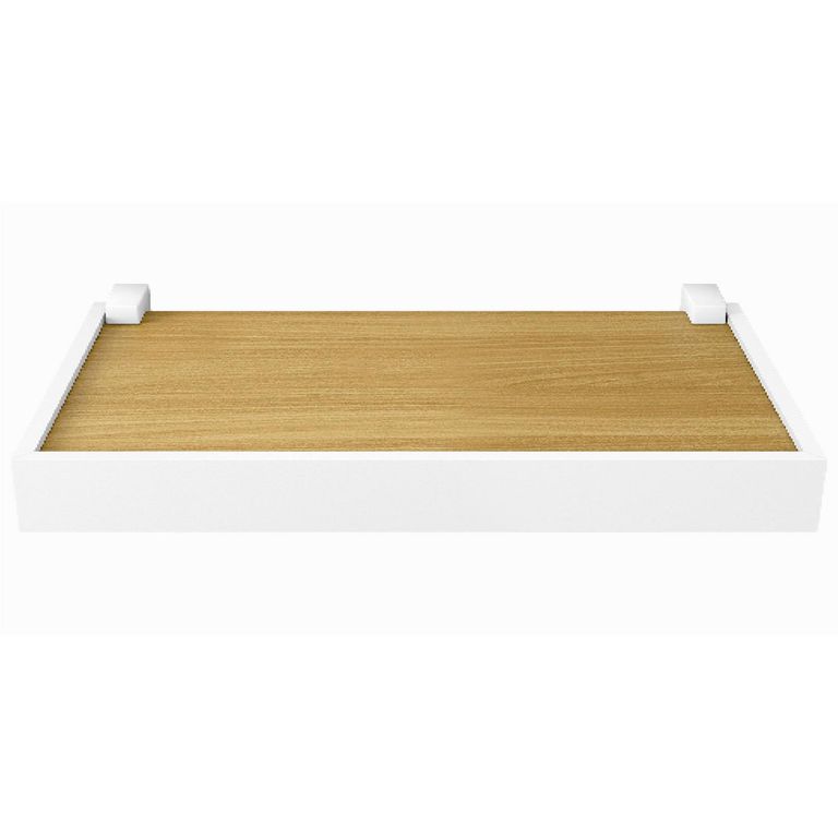Repisa Duetto MDP 1 Nivel(es) 40x4x20 cm Roble/Blanco