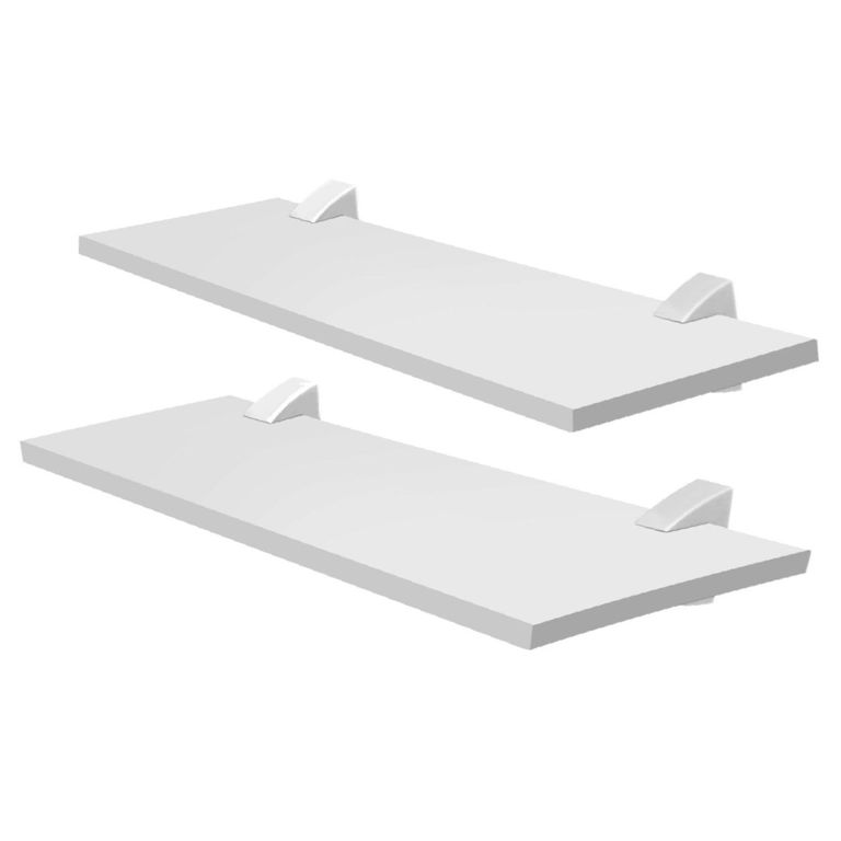 Set de Repisas Concept MDP 2 Nivel(es) 60x1.5x20 cm Blanco