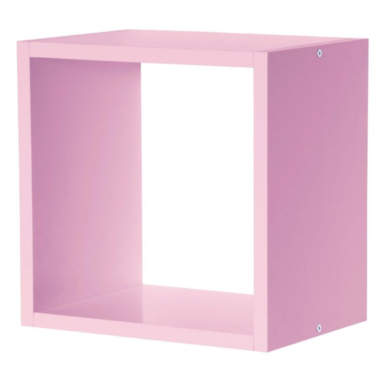 Repisa Serenity MDP 1 Nivel(es) 24.5x24.5x15 cm Rosado