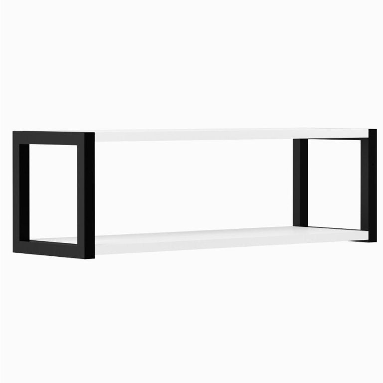 Repisa Pared MDP 2 Nivel(es) 64x20x20 cm Blanco
