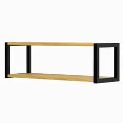 BE DESIGN - Repisa Berlín MDP 1 Nivel(es) 64x20x20 cm Miel