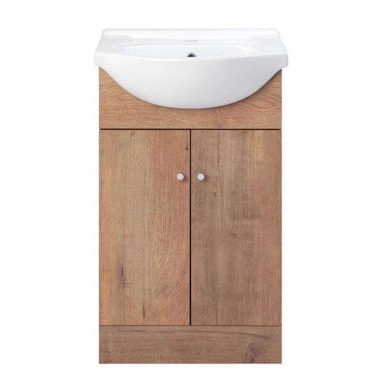 Kit Mueble Vanitorio Marie Rústico 50x80 cm/Cubierta