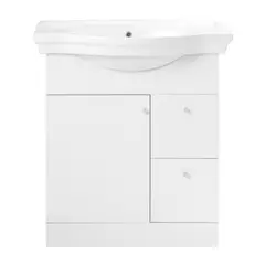 STRETTO - Kit Mueble Vanitorio Adele Blanco 80x70 cm/Cubierta