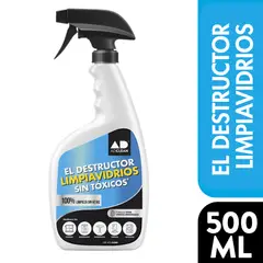 ADCLEAN - Limpiavidrios Destructor Cristales y Ventanas 500 ml Sin Tóxicos