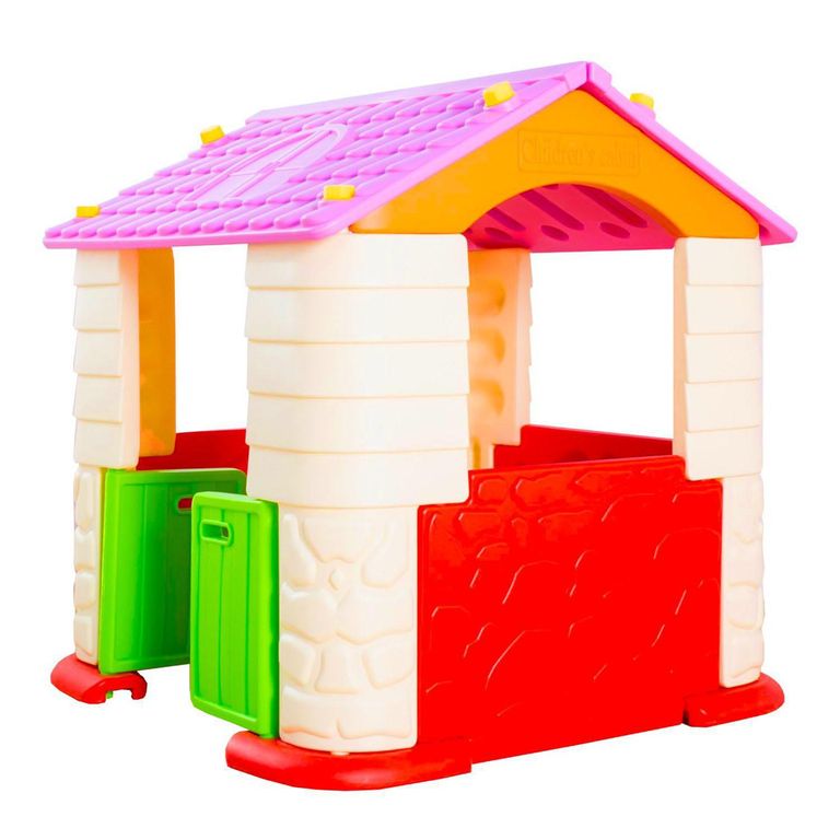 KIDSCOOL Casa de Juego Sunny 121x114x114 cm Blanco