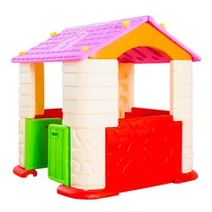 KIDSCOOL - Casa de Juegos Sunny 121x114x114 cm Blanco