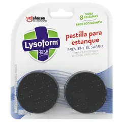 LYSOFORM - Pastilla Para Inodoro Fresh 2 Unidades