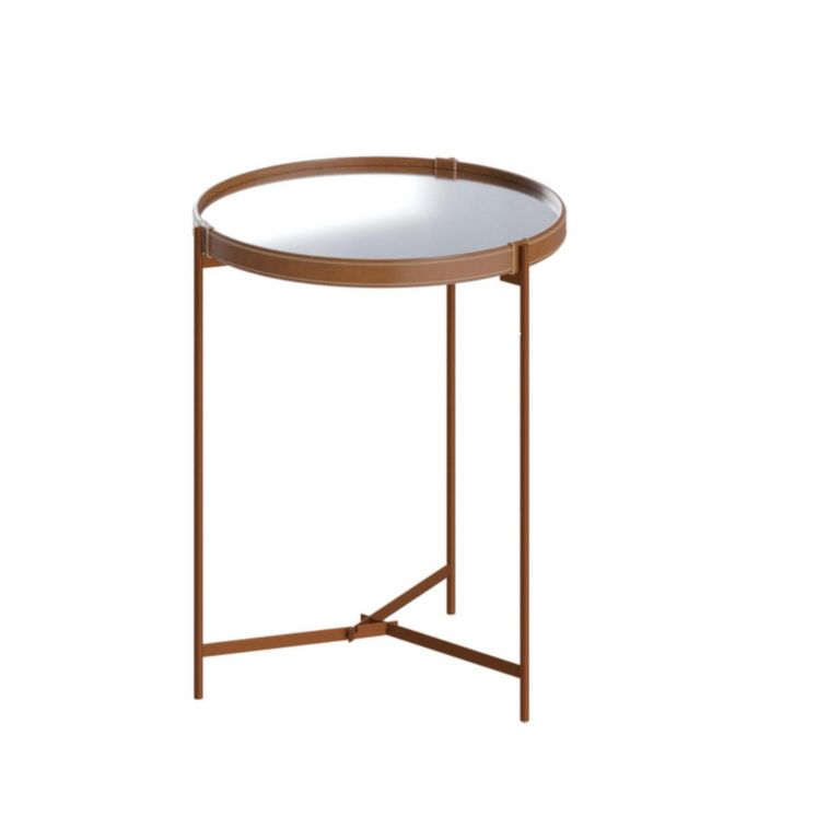 Mesa Lateral Aqua Cooper Café/Cobre 57x57x70.5 cm