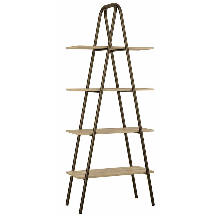 Estante Connect Metal 4 Nivel(es) 70x175x35 cm Café