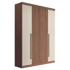 ONESSTA - Clóset Buriti 4 Puerta(s) 2 Cajón(es) 5 Repisa(s) 155x219x46.3 cm Café/Beige