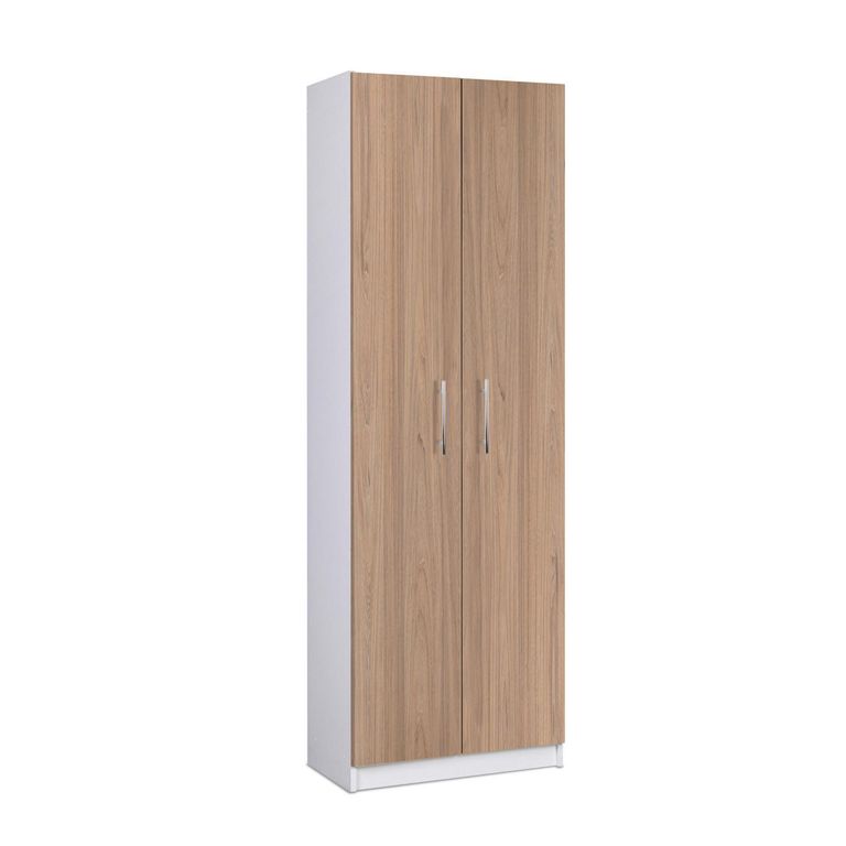 Estante Melamina 4 Nivel(es) 60x180x33.5 cm Blanco/Olmo Alpino