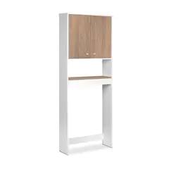 CIC - Estante Melamina 3 Nivel(es) 64x160x21 cm Blanco/Olmo Alpino