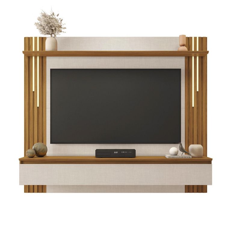 Panel TV 65 " Nairobi Blanco/Café 180x161x33 cm