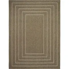DECOCASA - Alfombra Tejida 3977 Bali Singelo 200x250 cm Cafe
