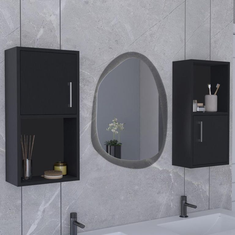 Mueble Auxiliar Bath X2 2 Puertas Wengue