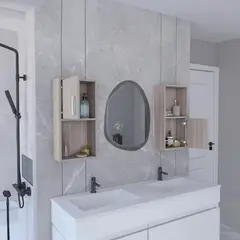 TUHOME - Mueble Auxiliar Bath X2 2 Puertas