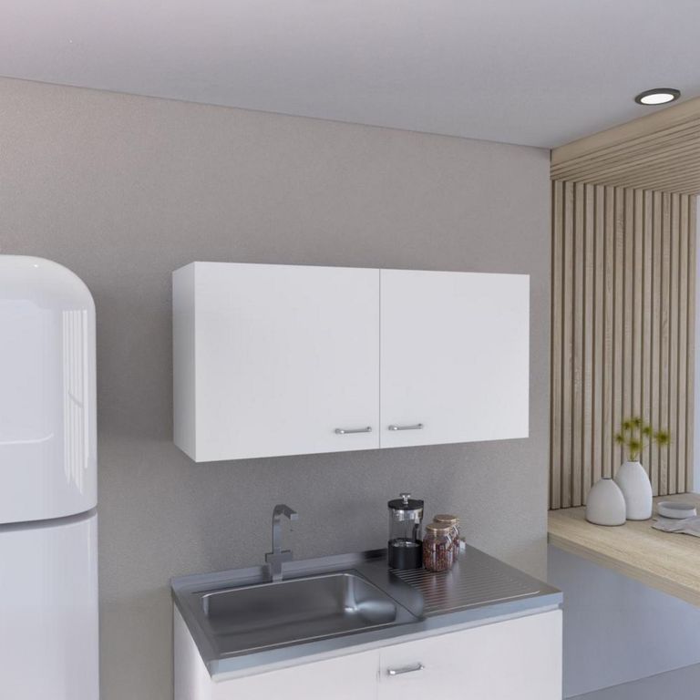 Mueble Superior Cocina Napoles 100cm 1 Cajón Blanco