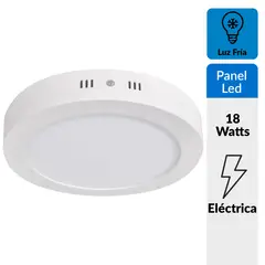 BP ILUMINACION - Panel Led Circular 18W 6500K Sobreponer G2