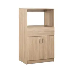 STANFORD - Mueble Auxiliar de Cocina 2 Puertas 1 Repisa Nogal