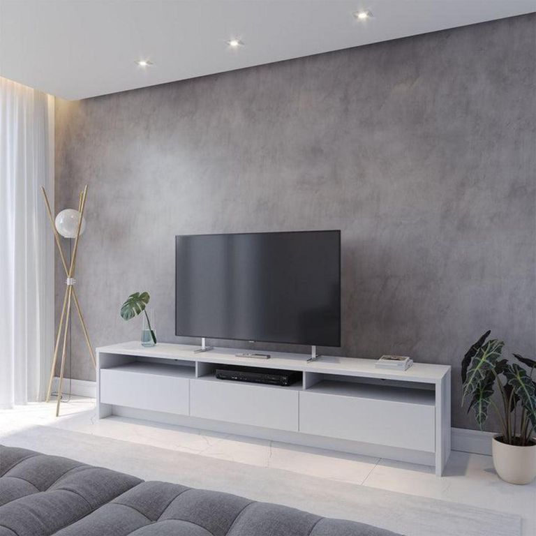 Rack TV 55 " Aspen Off White 184x47x38 cm