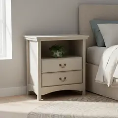 CIC - Velador 2 Cajón(es) Indo 40x69x66 cm Alpino