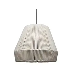 CONCEPT - Lámpara Colgante Bono Fibras Naturales Café/Marrón 35 cm