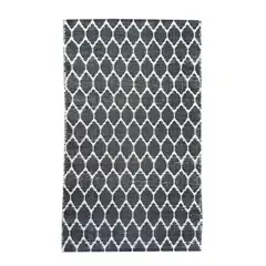 IDETEX - Alfombra Kala D1 70x110 cm PVC Negro