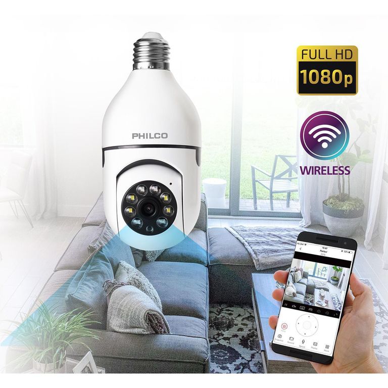 CAMARA CCT TIPO AMPOLLETA WiFI