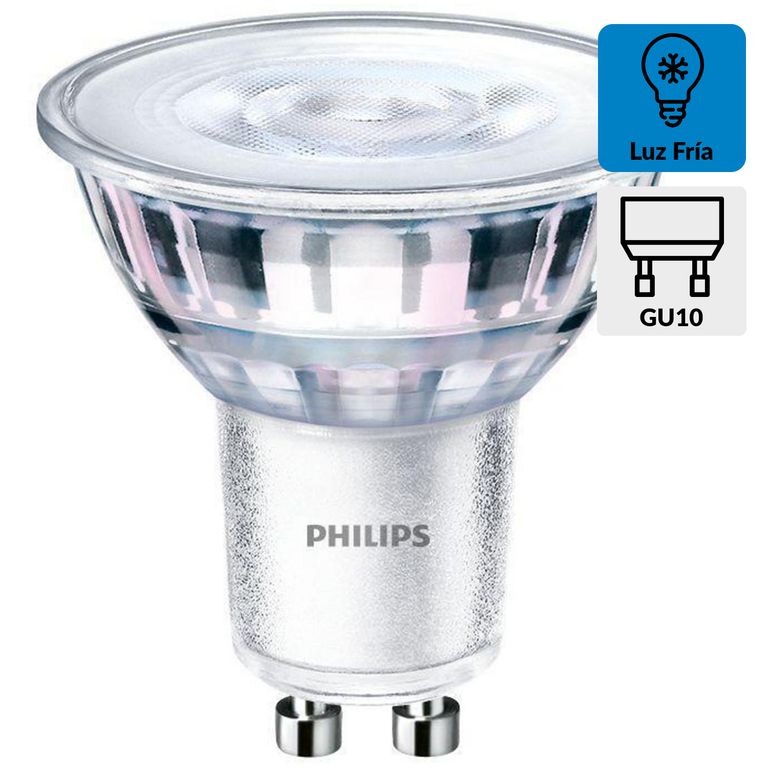 Ampolleta led 4.9 W GU10 550 lm Luz Fría