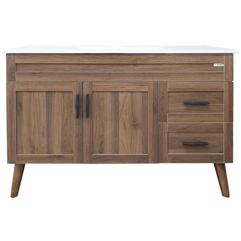 Kit Mueble Vanitorio Elegance Nogal 120x80x47 cm