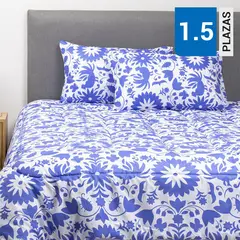 ARTHOME - Plumón Azul 1.5 plazas