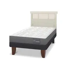 CIC - Cama Europea anatomic 1.5p Respaldo Dublin alpino