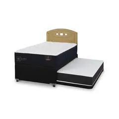CIC - Divan premium black Respaldo gales mostaza