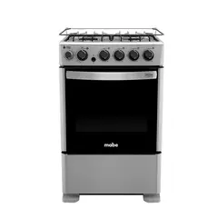 MABE - Cocina a Gas 4 Platos Silver CMC5530AG0
