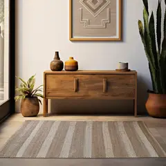 IDETEX - Alfombra Yute Nordic 240x340 cm Yute Beige