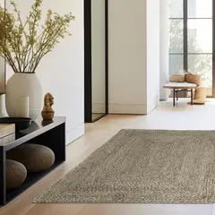 IDETEX - Alfombra Yute Kaya 240x340 cm Natural