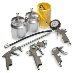 FLOWMAK - Kit de accesorios para compresor pistolas y mangueras