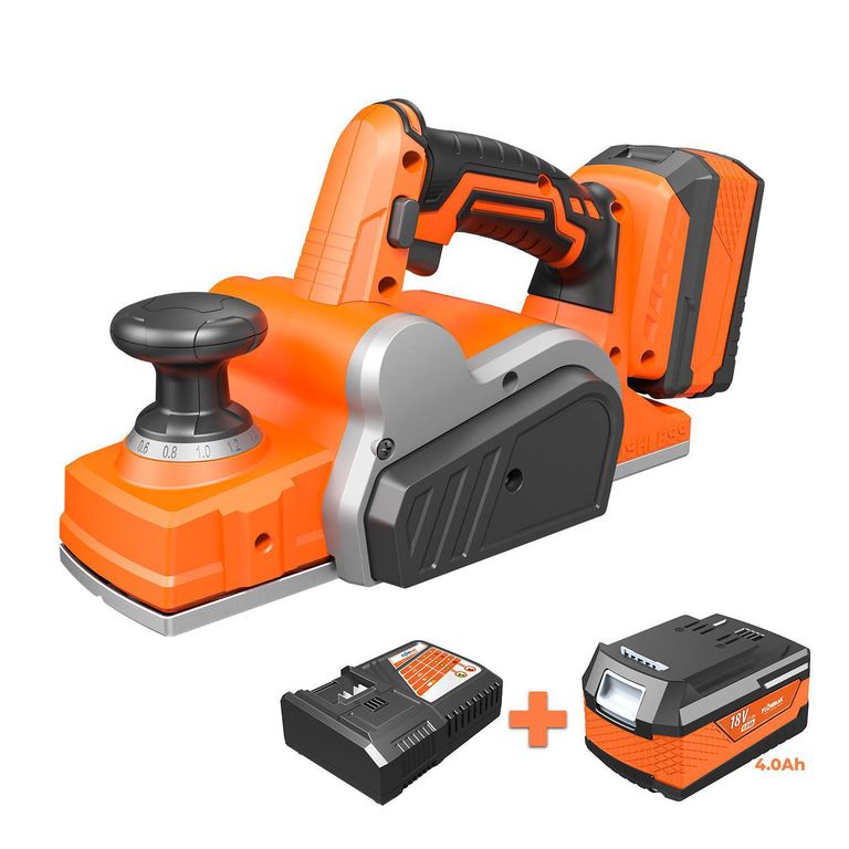Cepillo inalambrico 82mm 18v batería y cargador 13000pmr