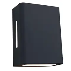 BLUMENAU - Apliqué Exterior Fussen 2 Aletas Laterales 7 W IP44 Luz Cálida o fría