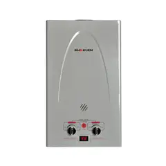 SINDELEN - Calefont Gas Licuado 10 Litros Tiro Natural Ionizado