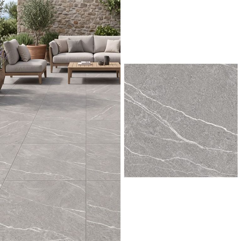 Cerámica 45x45 cm Fusion Gris 2.25 m2