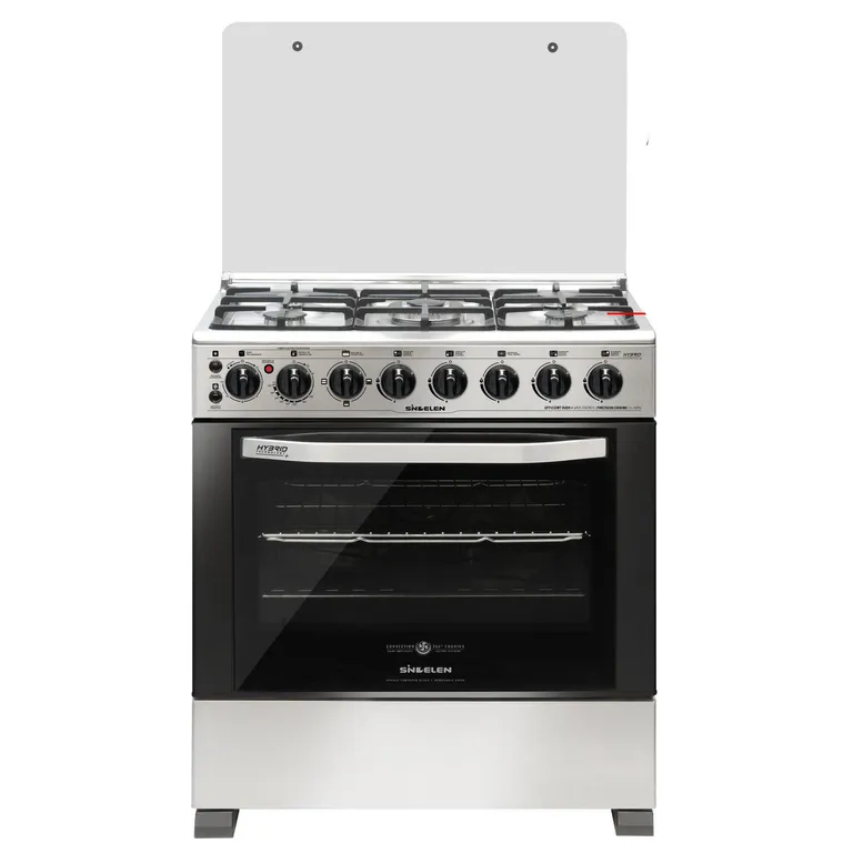 Cocina a Gas 5 Platos Inox - Negro CH-740NI