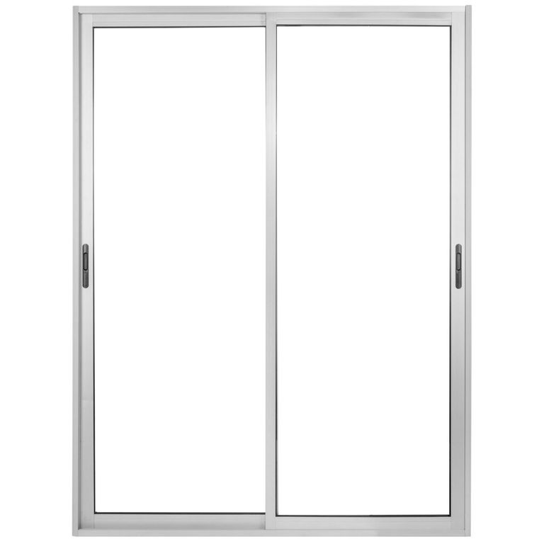 Ventana corredera Aluminio Corredera 100x100 cm Vidrio Termopanel Mate o gris