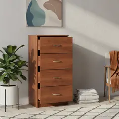 STANFORD - Cómoda 4 Cajón(es) 4 Cajones 50x105x32 cm Cerezo