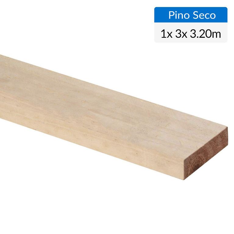 Pino Dimensionado Seco 1x3 3,2 m