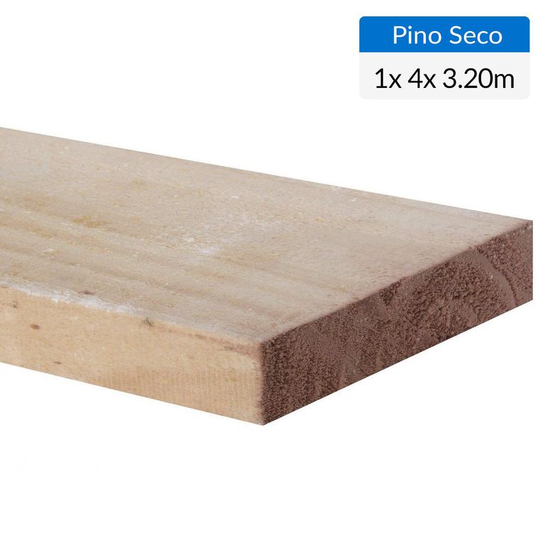 Pino Dimensionado Seco 1x4 3,2 m