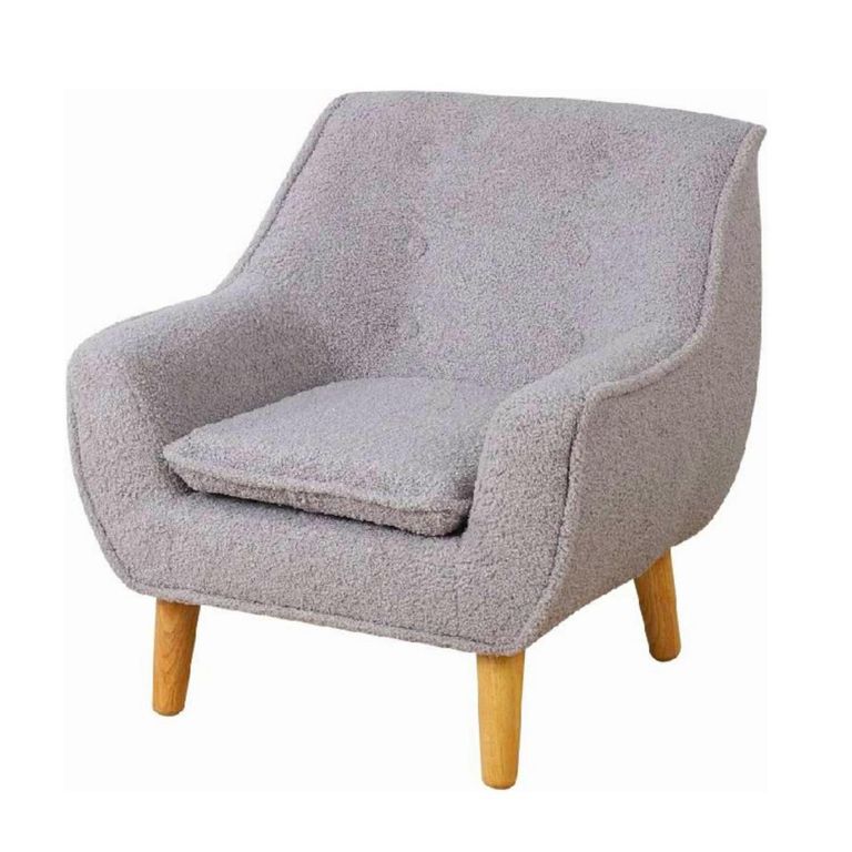 Sillón 1 cuerpo Mimo 49x54x57 cm Gris