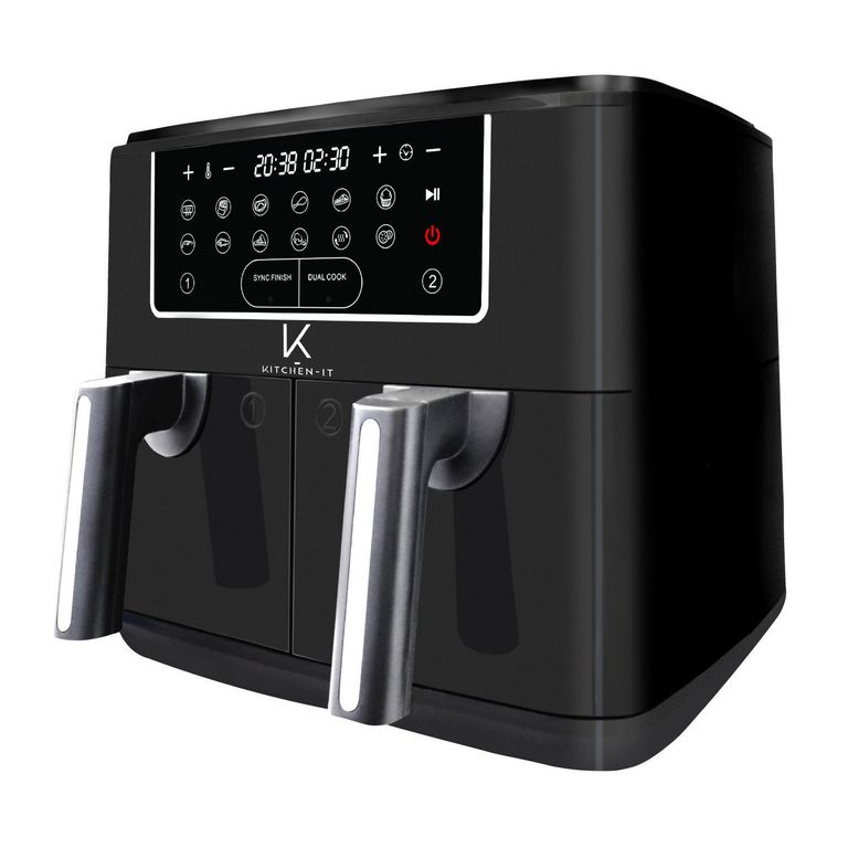 KITCHEN IT Freidora de Aire 9 Litros Dual Edition