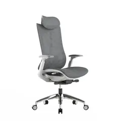 CONTATTO - Silla Escritorio Ejecutiva Ergonómica Ergorock Gris