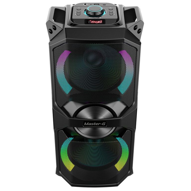Parlante karaoke bluetooth 6.5" x2 20w rms Luxor
